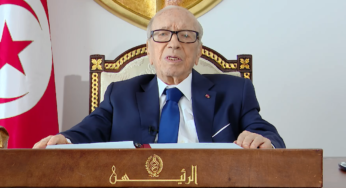 تونس: في أوّل ظهور له بعد مغادرته المستشفى..رئيس الدولة: ”’سأواصل العمل لإتمام عهدتي”[فيديو]