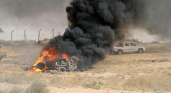 قتل 17 إرهابيا في غارة جوية ضد تنظيم “داعش” في ليبيا