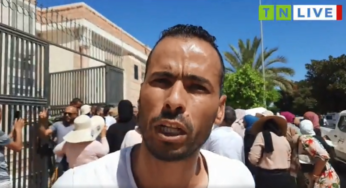 تونس: وقفة احتجاجية أمام مقر المحكمة الابتدائية بقفصة تنديدا بالتّتبعات القضائية ضد المتظاهرين [فيديو]