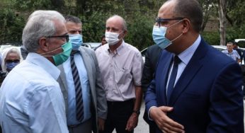 رئيس الحكومة يشارك في جنازة الفقيد أحمد بن صالح [صور]