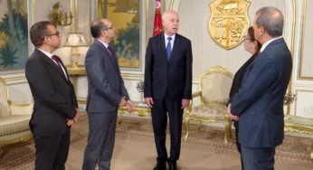 الأعضاء الجدد لهيئة الانتخابات يؤدون اليمين أمام رئيس الجمهورية