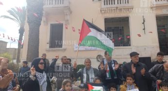 باجة: وقفة مساندة للشّعب الفلسطيني [صور + فيديو]
