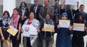 “إقرعوا الطبول لحماية التعليم في فلسطين..كلّنا غزّة” (فيديو+صور)