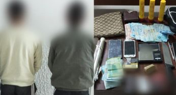 الكاف: الإحتفاظ بشخصيْن و حجز كمّية من مخدّر القنب الهندي