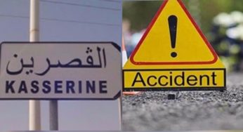 القصرين: حادث مرور يسفر على وفاة 3 أشخاص و اصابة إثنين آخرين‎
