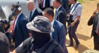 سعيّد في زيارة لمنطقة بئر عمامة من معتمدية بئر الحفي في سيدي بوزيد [فيديو]